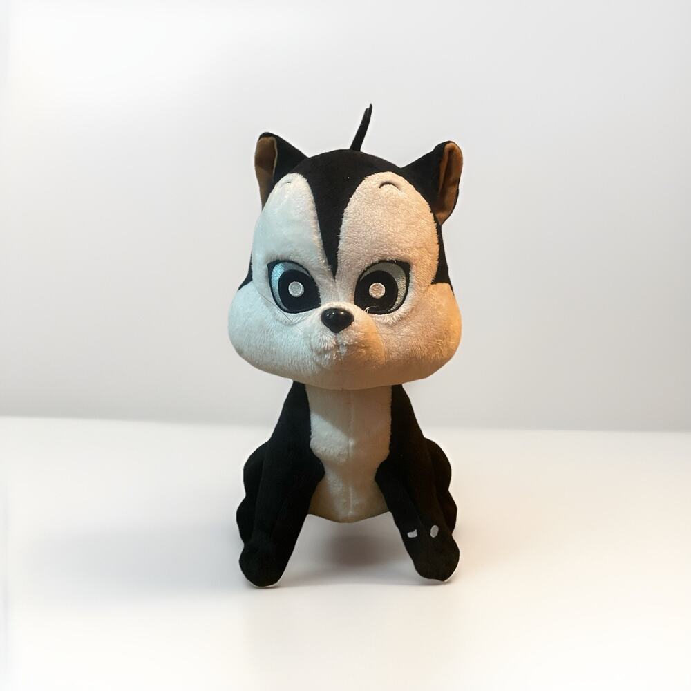Looney Tunes Marc Anthony PUSSYFOOT 12" Black & White‎ Cat Six Flags Warner Bros